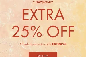 2 DAYS ONLY: extra 25% off sale