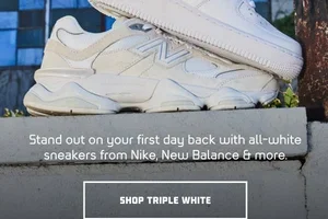 Keep it fresh with all-white styles.