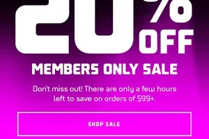 Final hours for 20% off $99 & up!