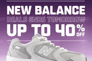 Get up to 40% off the latest New Balance styles.