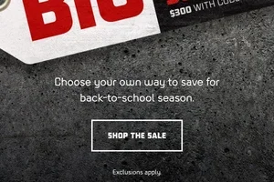 Save BIG starting today with 20% off $100 & more!