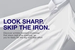 Look Sharp. Skip the Iron.