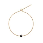 Black Orb Gold Charm + Snake Bracelet G