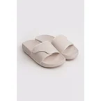 Women's Leather Slides with Soft Sole