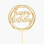 Happy Birthday Cake Topper