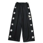SMOOTH JERSEY STANTMAN&WOMAN BAGGY TRACK PANTS