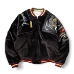 VELVETEEN SHAM BOMBER JKT (BEAUTIFUL TEXAS)