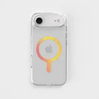 Peach - Removable MagSafe Ring & Clear Phone Case Bundle