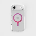 Raspberry - Removable MagSafe Ring & Clear Phone Case Bundle