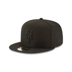 New York Mets Basic All Black 9FIFTY Snapback Hat