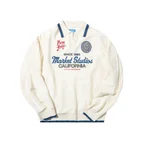 PURE GOLD COLLARED SWEATER