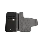 Black Flip Wallet with Stand