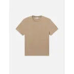 Frame Logo Tee -- Latte Brown