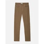 L'Homme Slim Brushed Twill -- Dark Tan