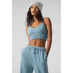 Seamless Winter Warm Plush Delight Bra - Celestial Blue