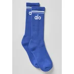 Unisex Throwback Sock - Marathon Blue/White