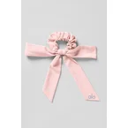 Love Knots Tie Scrunchie - Pink Quartz