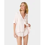 Marla Eco Viscose Short Pyjama Set Pale Pink