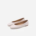 Imogen Leather Ballerina Flats