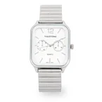 Valentino Stainless Steel Strap Analog Watch for Men 20122493-SILVER DIAL