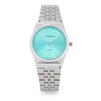 Valentino Stainless Steel Strap Analog Watch for Men 20122500-TIF BLUE DIAL