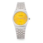 Valentino Stainless Steel Strap Analog Watch for Men 20122500-YELLOW DIAL