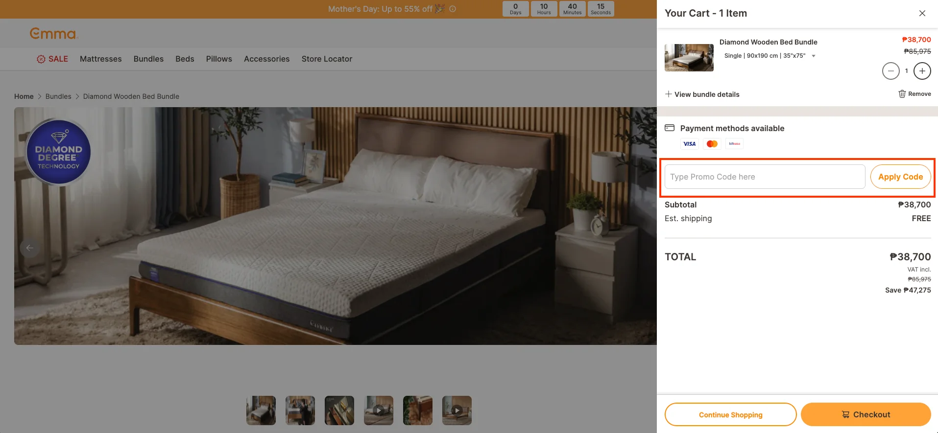 How to use a working coupon code? - Emma Sleep