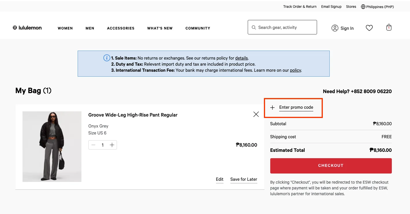 How to use a working coupon code? - Lululemon